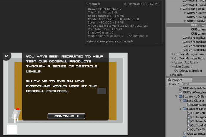 OddBall Development - In Game Console