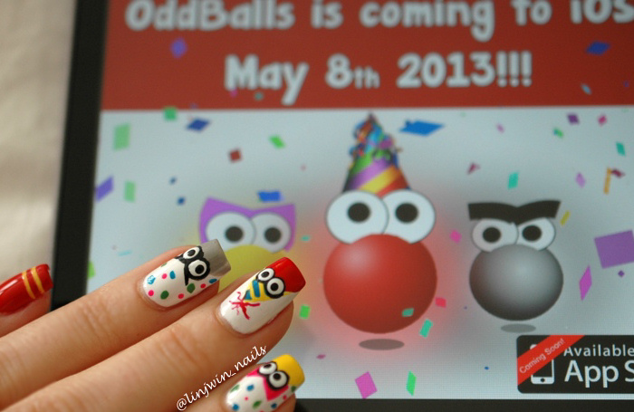 OddBalls Game fan art - available in App Store May 8th 2013