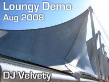 DJ Velvety - Loungy Demo Aug 2008 CD Cover